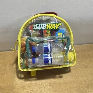 SUBWAY Sandwich Artist 29 Piece Activity Set in Backpack Pretend Food Toy